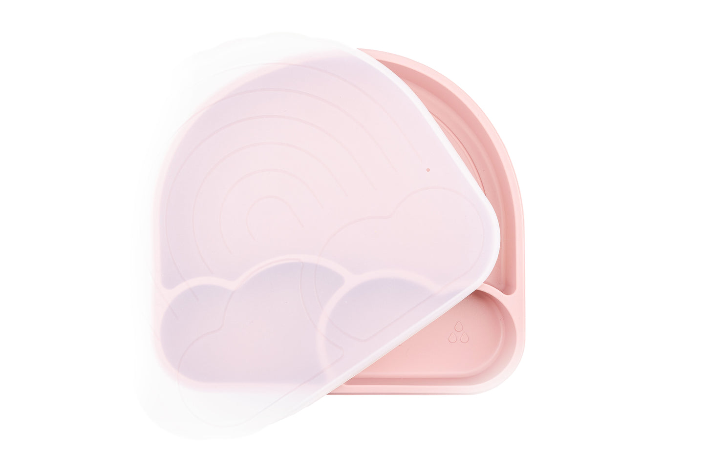 Rainbow Plate with Lid